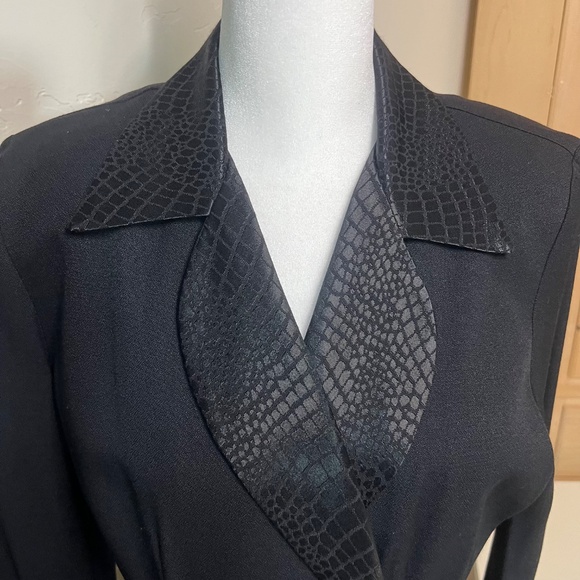 VINTAGE Women's Fattaneh Bahari Long Blazer Size 6 Made in USA - Picture 3 of 11